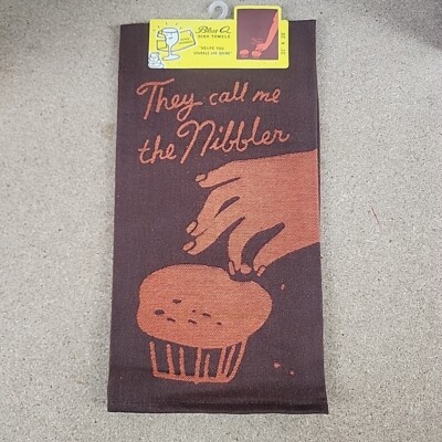 They Call Me The Nibbler - Dish Towel 100% Cotton 21''x 28'' Blue Q (NEW)