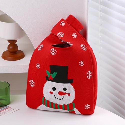 Shopping Bags Handmade Wrist Bag Gifts Bag Shopping Bags Knot Tote Bag - Picture 9 of 10