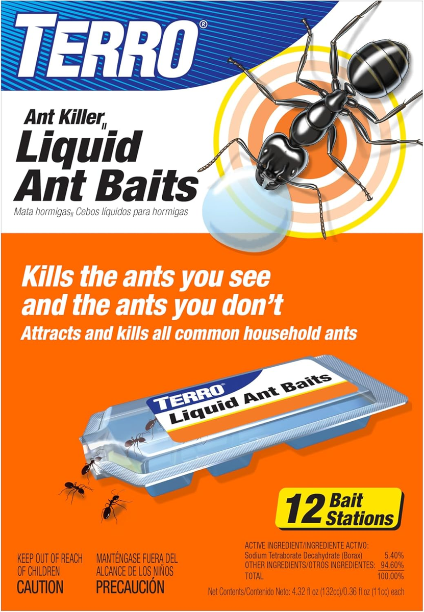 その他 teru3004 TERRO Ant Killer Bait Stations T300B 12 Count Liquid Bait Kills