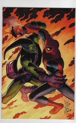 AMAZING SPIDER-MAN #36 Romita JR SR 1:100 Virgin Variant Vs Green Goblin Cover