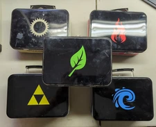 LEGION ICONIC Tin Lunchbox Gaming Storage Case MTG Card Deck Box Holder x5 boxes