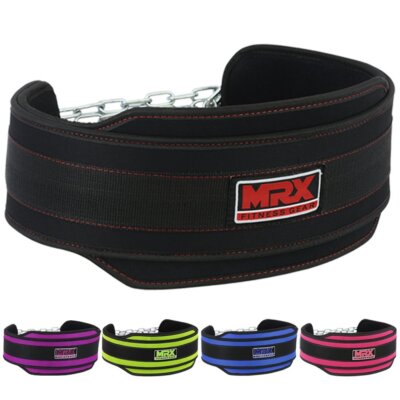 MRX Weight Lifting Belt Dipping Belts with Metal Chain Exercise & Fitness Belts