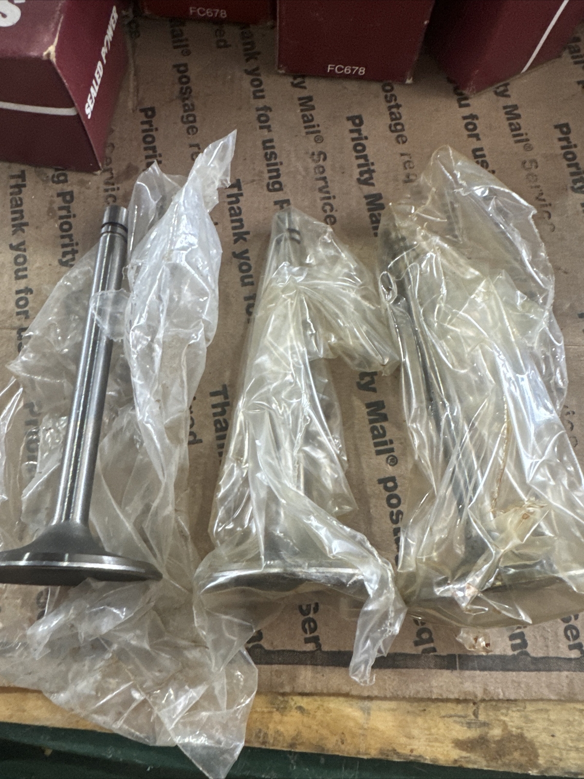 (3) Intake Valve  Sealed Power  V1386 STD QTY 3