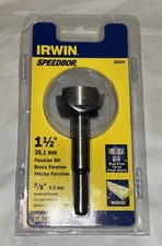 Irwin Speedbor 1 1/2" Forstner Bit 1-1/2" with 3/8" Shank 42924