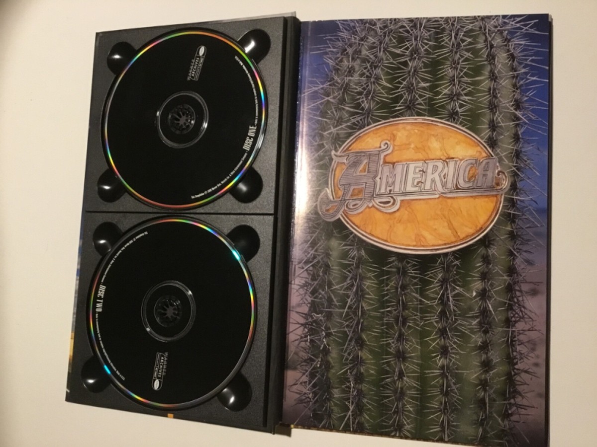 America - Gerry Beckley and Dewey Bunnell signed, 3 disc