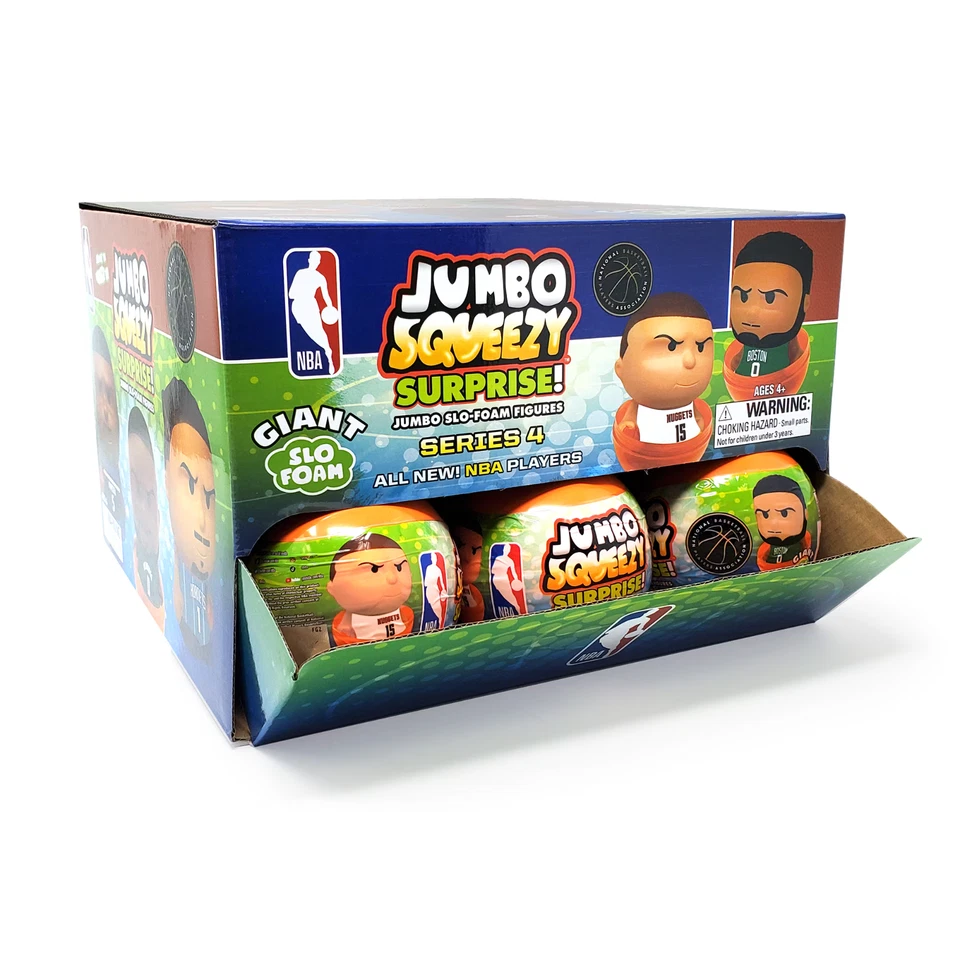 Paquete de persianas cápsula Jumbo Squeezy 2025 NBA SELLADO DE FÁBRICA 5" ESPUMA DE ELEVACIÓN LENTA Foto 2 de 3