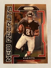 2021 Prizm Football Kyle Pitts New Recruits Insert Rookie RC Falcons Gators🔥🔥