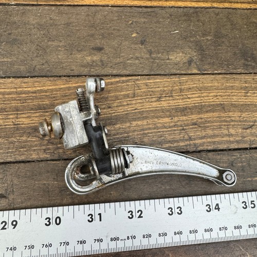 Vintage Campagnolo Record Front Derailleur 3 Hold Braze On 70s 80s Campy Winged - Picture 4 of 13