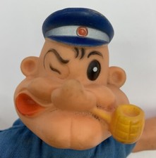 Uneeda Popeye Doll Cartoon Character Vintage 1979 Missing Shirt 8" Cloth Vinyl