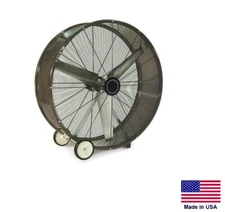 DRUM FAN Commercial - Portable - 36" - 1/2 Hp - 115/230V - 2 Spd - 10,900 CFM