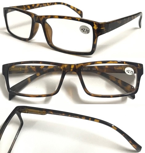 Gafas de lectura unisex bisagras de resorte estilo clásico diseño simple gafas R155 - Imagen 5 de 18