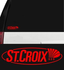 St. Croix Fishing Rods Hunting/Outdoor Sports Vinyl Decal Sticker Red
