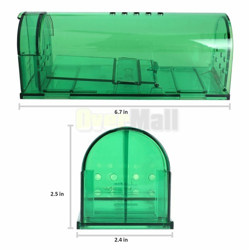 Humane Mouse Traps - 2/4 Pack - Live Catch and Release Mousetrap Reusable Cages - Picture 5 of 24