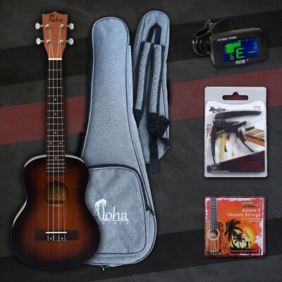 Ukulele SK601 /Bag /Tuner /Capo /Extra Strings (Free Shipping USA)