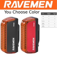 Ravemen TR-50 USB Led Tail Light 50 Lumens Compact Rear Red Light Road MTB Bike