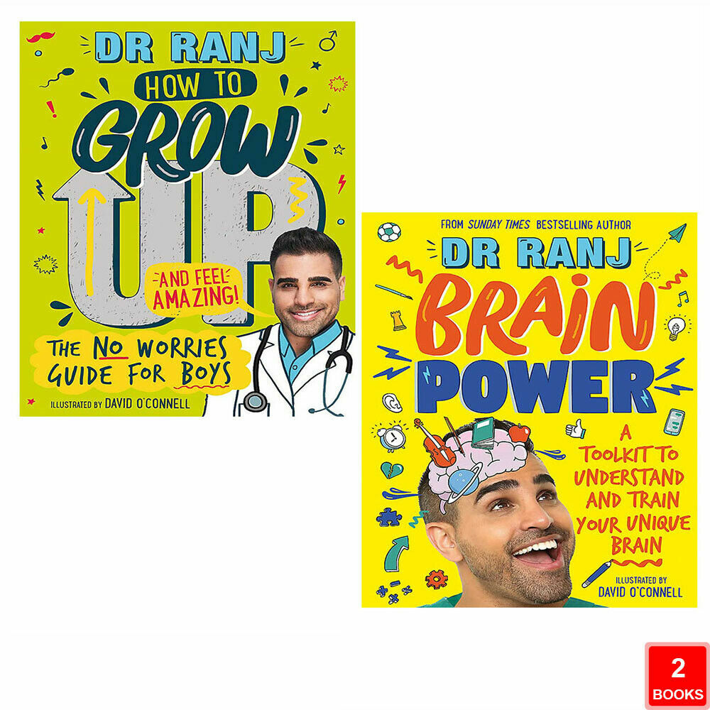 Various Publishers Dr Ranj Singh Collection 2 Books Set (Brain Power, How To Grow Up And Feel Amazing) - Image 6