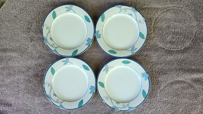Studio Nova Terrace Vine Salad Plates Blue 8'' Set of 4