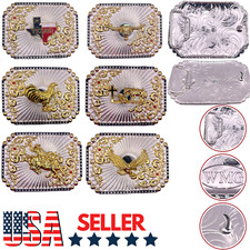 WMG Texas State Belt Buckle Flag Map Cowboy Rodeo Western Hebillas Vaqueras