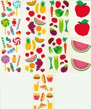 Vintage Mrs Grossman Food Stickers Fruit Vegetables Candy Fast Food- YOU PICK