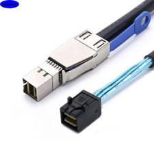 Mini SAS SFF-8644 with IC to SAS SFF-8643 Server Connection Cable