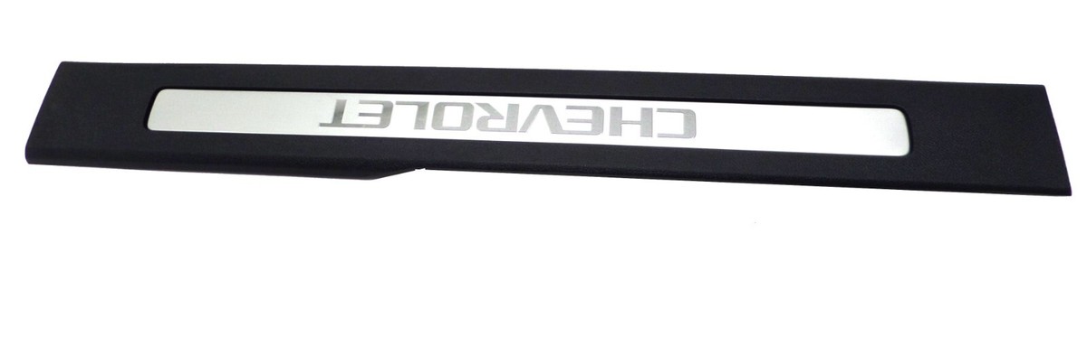 Front Door Sill Plate Black Ebony Right Side 2010-2014