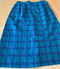 VINTAGE PENDLETON SKIRT WOMENS 2 PETITE PLAID USA MADE 100% VIRIGIN WOOL LINED