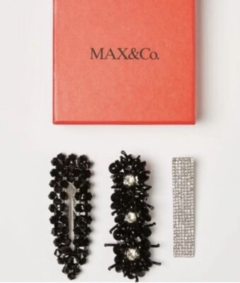 Max Mara Weekend Hair Clip Set. Size: OS Spring/ Summer