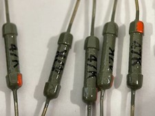10 pcs. Vintage 47K Ohm 1 Watt 5 Mil-Spec Resistors