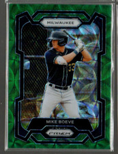 2024 Panini Prizm Prizms Green Scope #107 Mike Boeve /75 