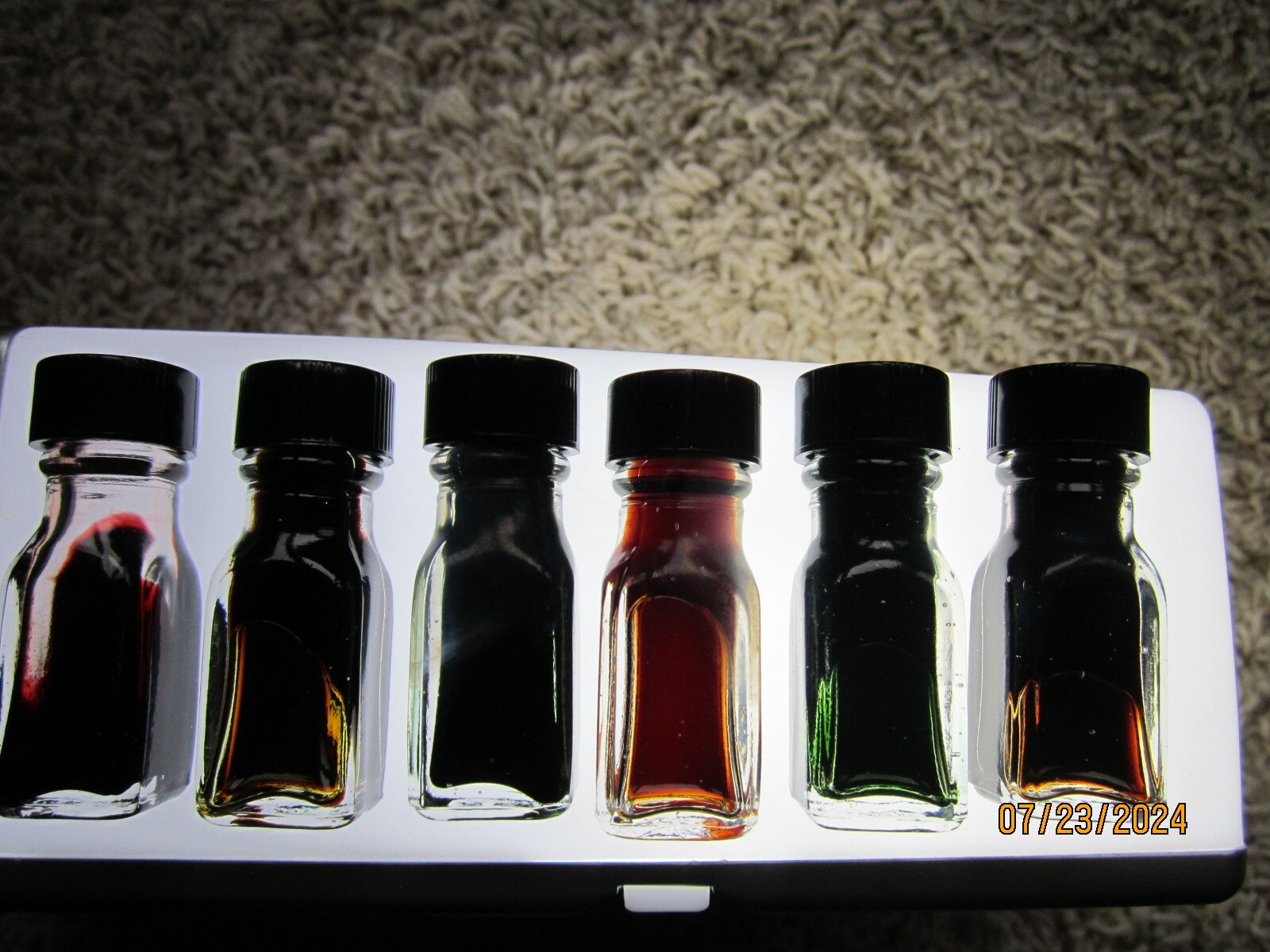 "Jack Frost Colors" Hazel Pearson Handicrafts vintage 1960s SET complete crystal