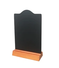 5.9"x 8" x 2.4" Desk Wooden Message Blackboard Tabletop Chalkboard with Base