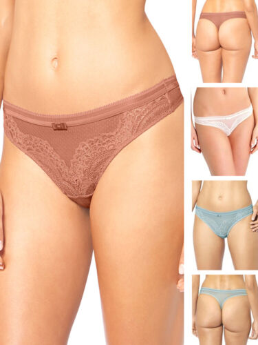 Triumph Beauty-Full Darling Thong Mid Rise 10156818 Lace Knickers Lingerie - Picture 1 of 7