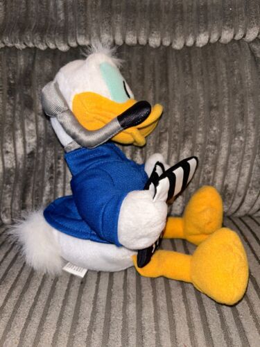 Disneyland Paris Walt Disney Studios Director Donald Duck plush 9.5” Headset - Picture 2 of 5