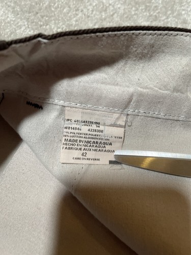 Pantaloncini skater vintage Dickies 32 skateboard larghi y2k anni 90 OG marrone - Foto 2 di 6