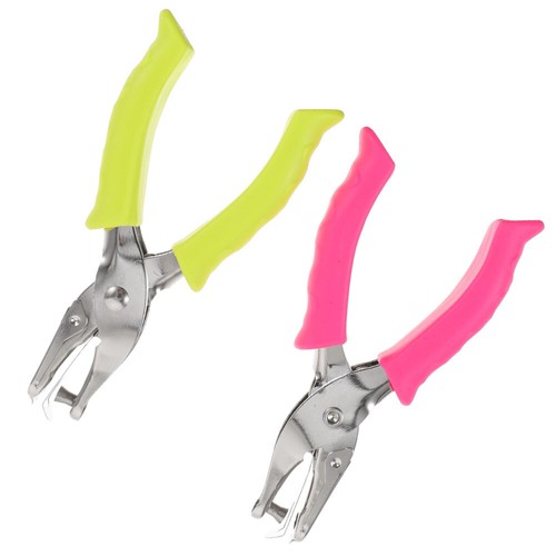 2pcs Paper Crafts Metal Hole Puncher Hole Punchers Craft Hole Punch Office - Picture 2 of 12