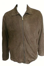 Weatherproof Waterproof Leather Brown Soft Supple Suede Jacket XL