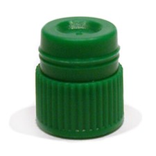 16mm Hollow Top Caps, Green, Karter Scientific 94A12 (Pack 1000)