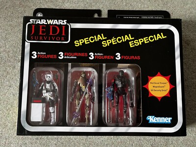 Star Wars Jedi Survivor Vintage Collection Gaming Greats Pack de 3 Action Figurines 2022 Special 10cm