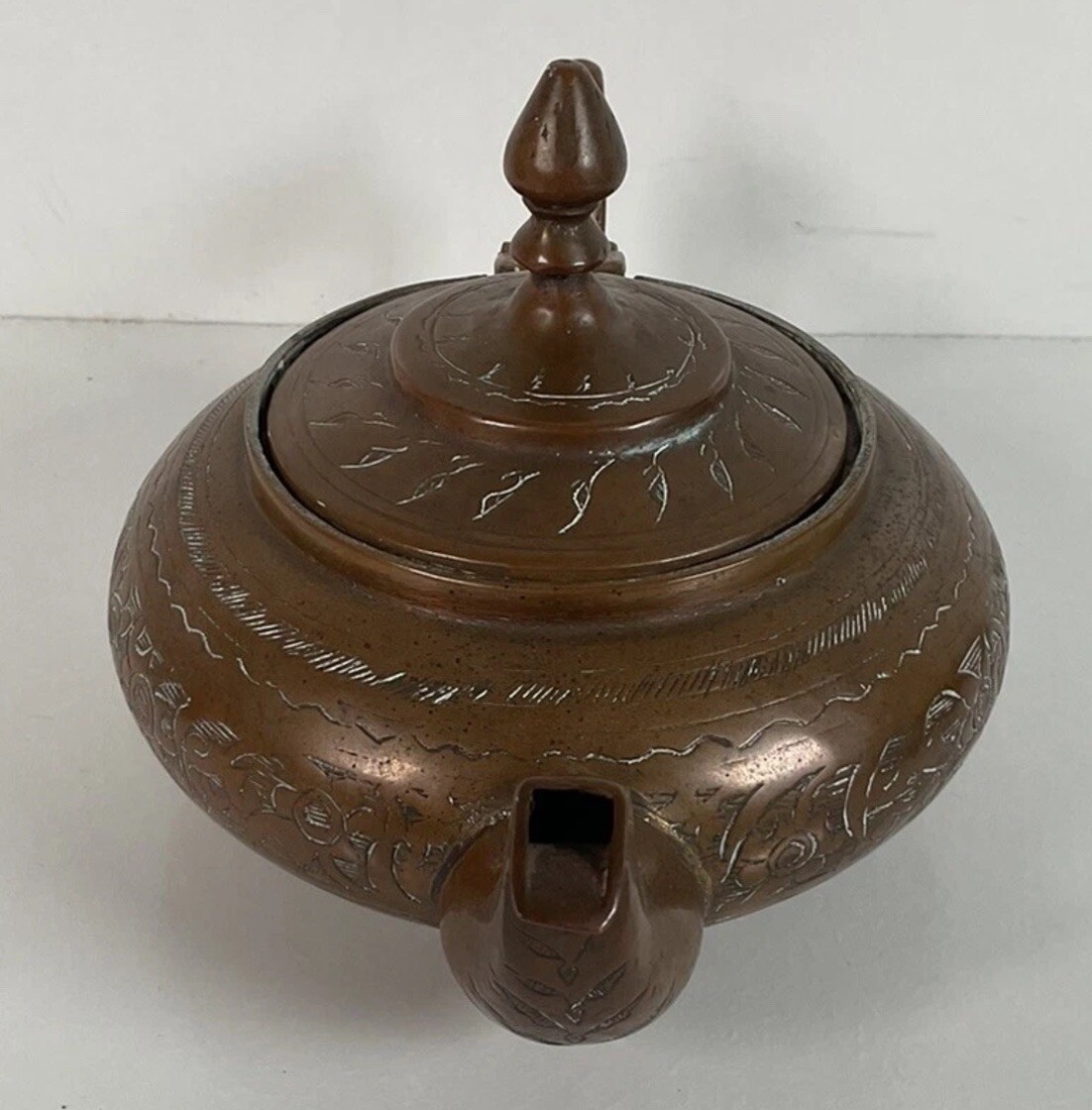 Afghan Metal Works Dallah Peshawar Pakistan Copper Teapot | eBay