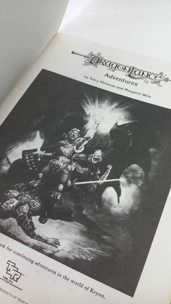 Dragon Lance Adventures 2021 AD&D 1987 Advanced Dungeons and