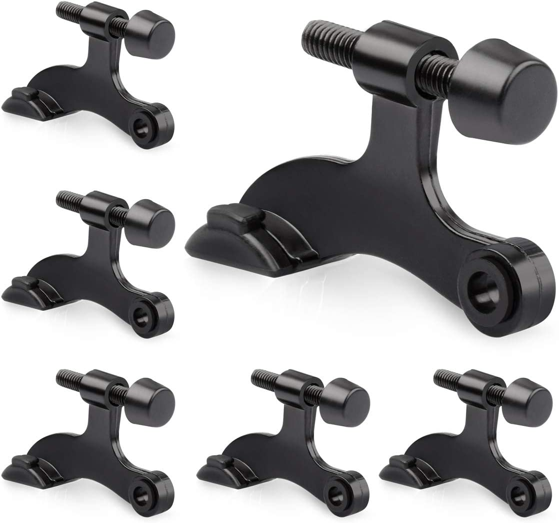 6-Pack Satin Nickel Door Stopper Hinge Pins With White Rubber Tips