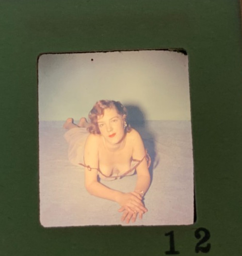 Stereo 3D 1950's Slide Woman Model Rare Old Vintage Realist 12227 S400