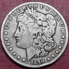 1890 CC Morgan Silver Dollar 1$ Carson City  Better Grade #99661