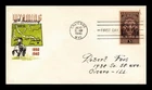 US COVER FIRST DAY OF ISSUE TORKEL GUNDEL CACHET STATE OF WYOMING 1890 TO 1940