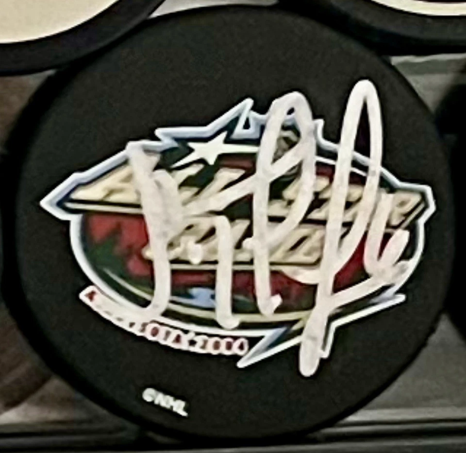 Jose Theodore Signed 2004 All-Star Game Puck NHL  Montreal Canadiens - Image 2 of 2