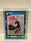 2024 Panini Donruss Drake Maye Rated Rookie Press Proof Green RC #379