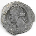 Unknown Date Washington Quarter Error Horrible Strike? Broadstrike? — photo 1