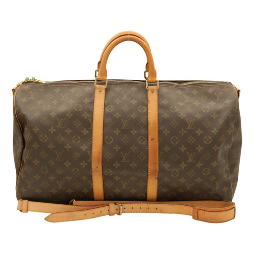 Louis Vuitton M41414 Keepall Bandouliere 55 Travel Bag Monogram Strap VI0927