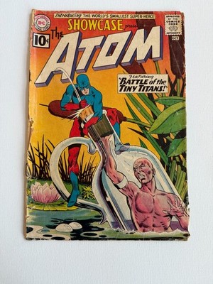 Showcase #34 1961 DC  1st Appearance/Origin of Silver Age ''The Atom''