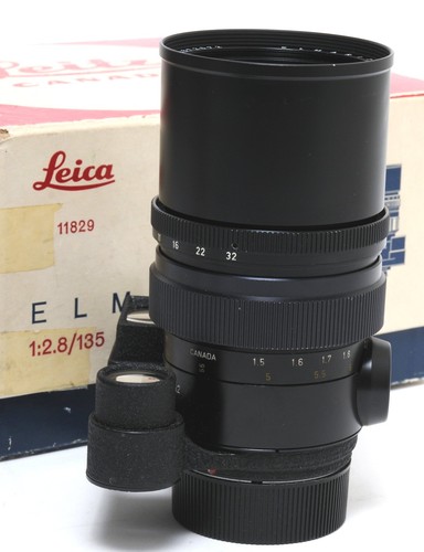 Leica M 2.8/135 mm Elmarit-M boxed 11829 very clean - Bild 2 von 8